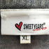 スウィートイヤーズ SWEET YEARS ハート刺繍ジップアップニット メンズ JPN:XL